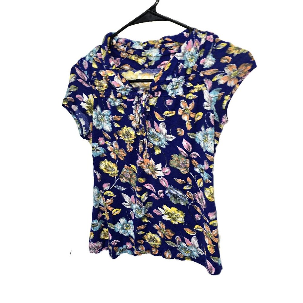 Ric Rac Floral Top Size Small